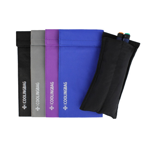 COOLINGBAG Insulin Cooler Travel Case for 2 Pens – 4 Colors