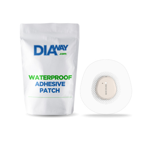Transparent Waterproof Dexcom G7 Overpatches with Cut-Out – 25 pcs